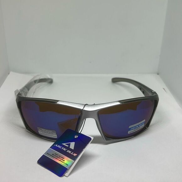 Arctic Blue Mirrored Sunglasses - Picture 3 of 3